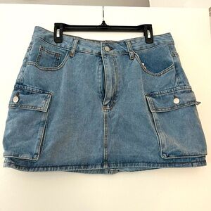 SHEIN Curve Denim skirt